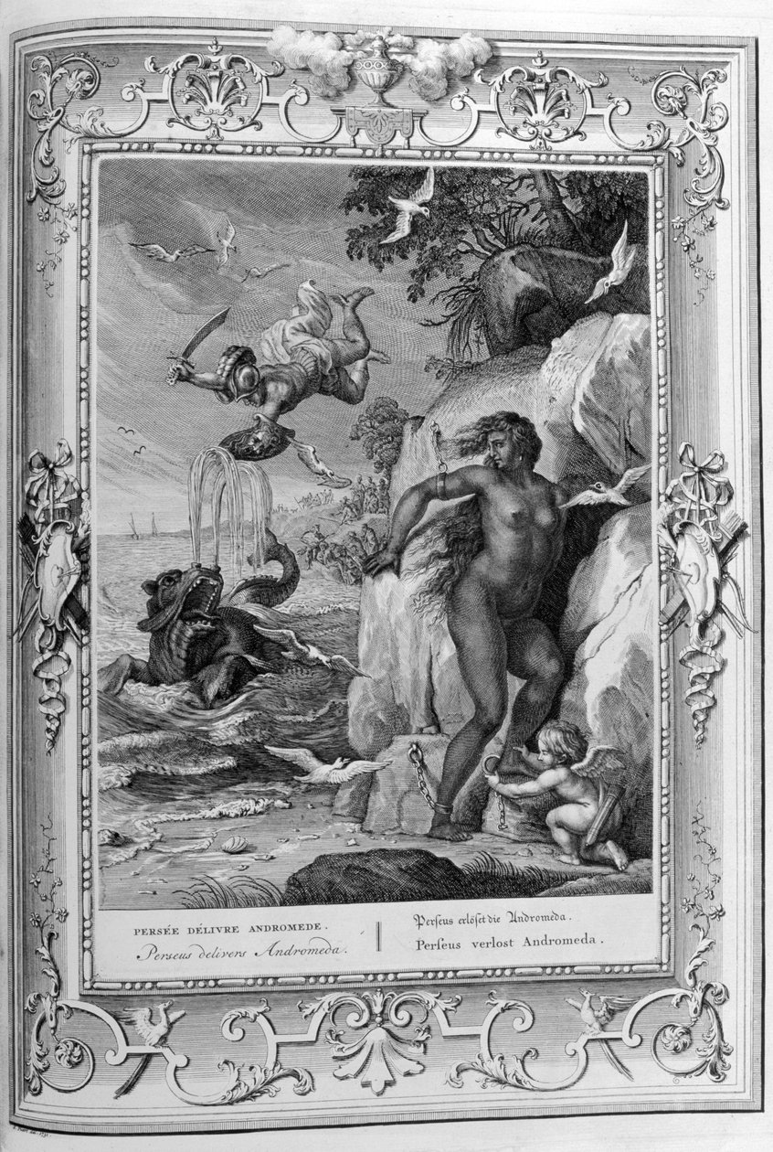 Perseo salva Andromeda da Bernard Picart