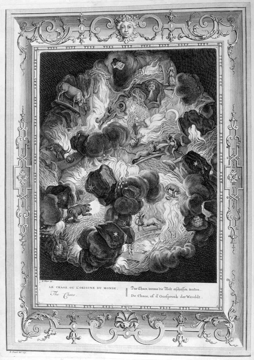 Il Caos, 1733 da Bernard Picart