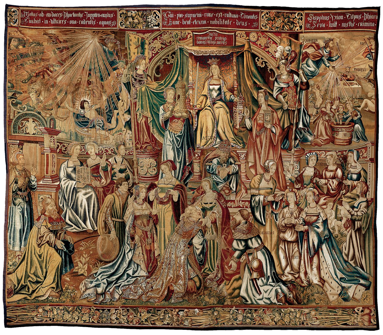 Justitia (Giustizia) da Los Honores da Bernard van Orley