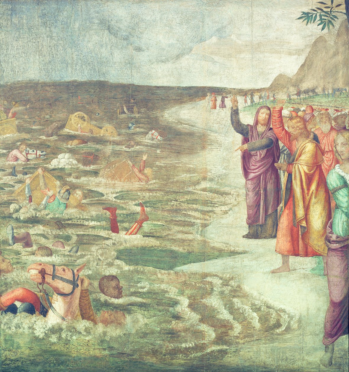 Il Passaggio del Mar Rosso da Bernardino Luini