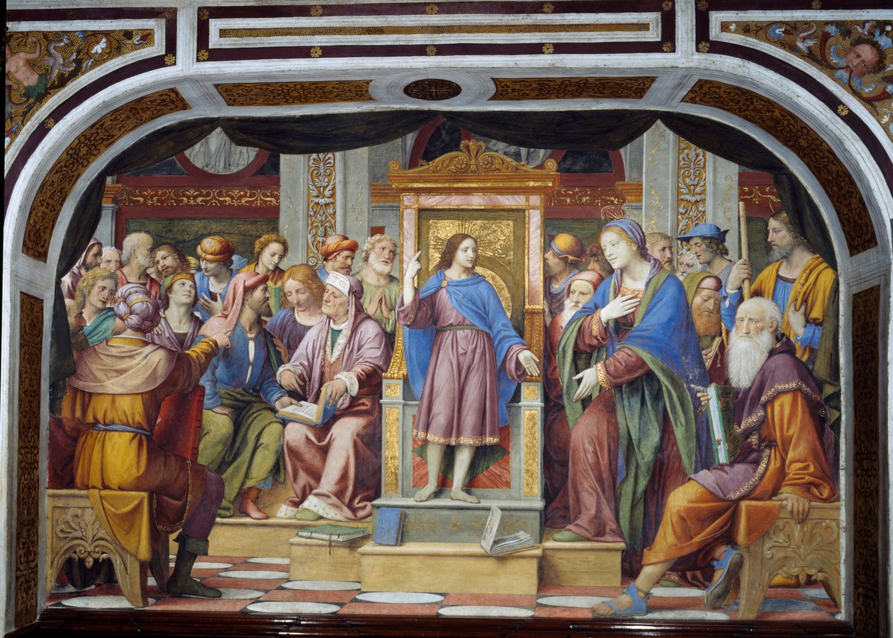 La disputa nel tempio, o Cristo tra i dottori da Bernardino Luini
