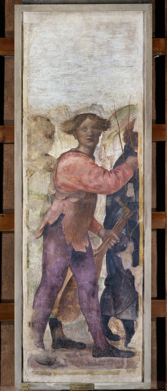 Tre giovani uomini da Bernardino Luini
