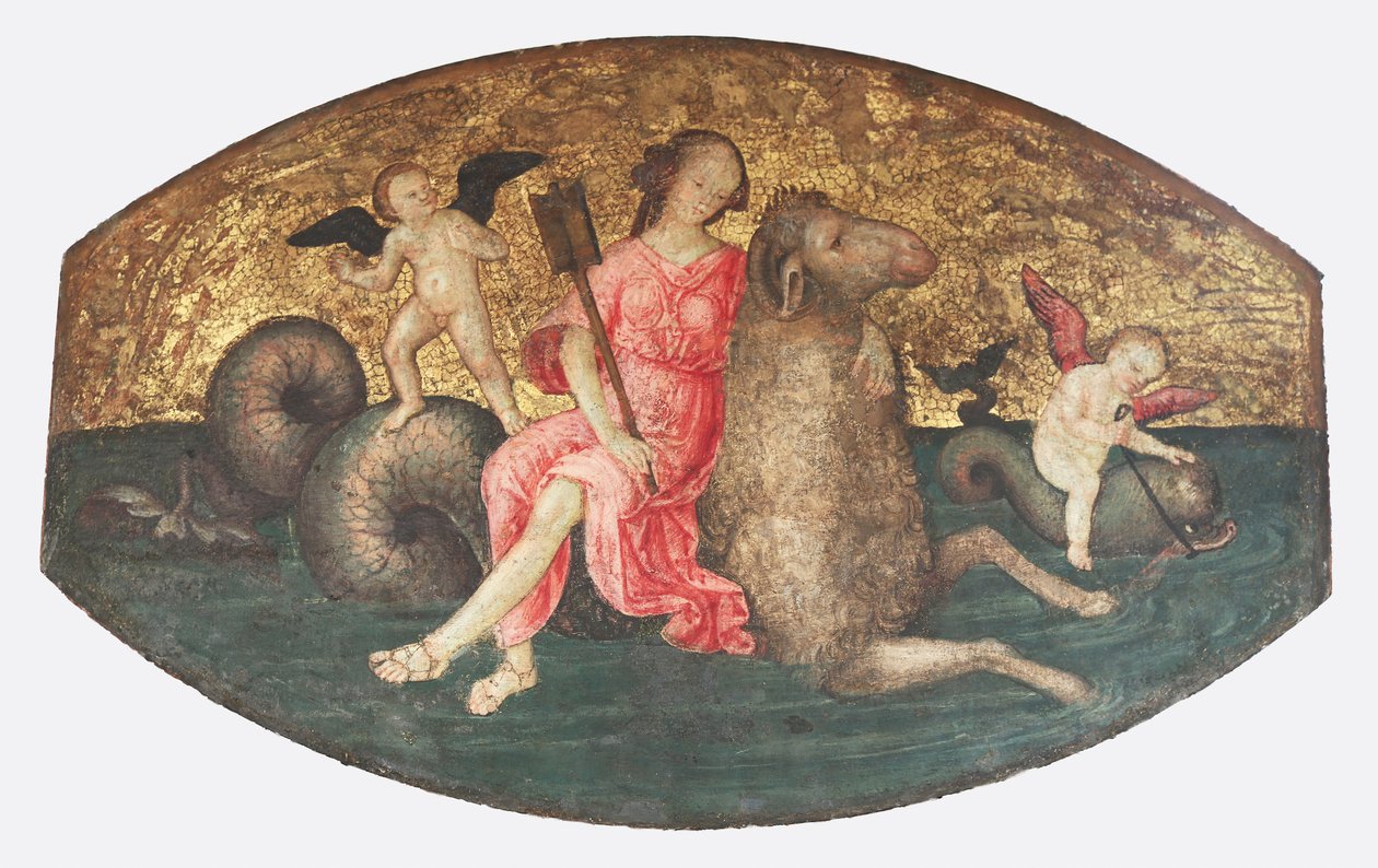Helle su un ariete da Bernardino Pinturicchio