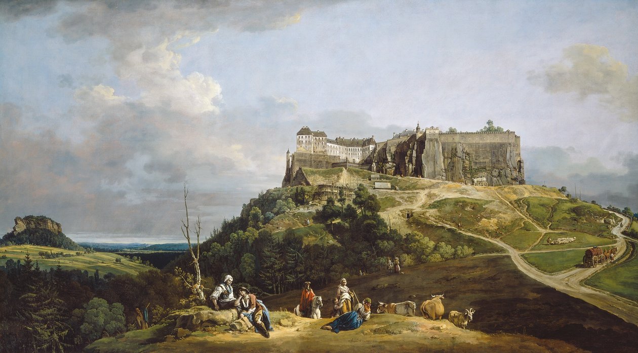 Fortezza Königstein da Bernardo Bellotto