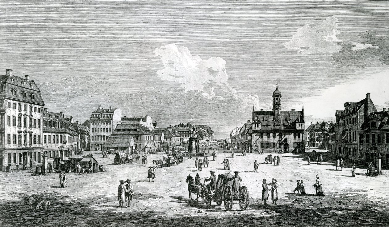 Veduta di Dresda da Bernardo Bellotto