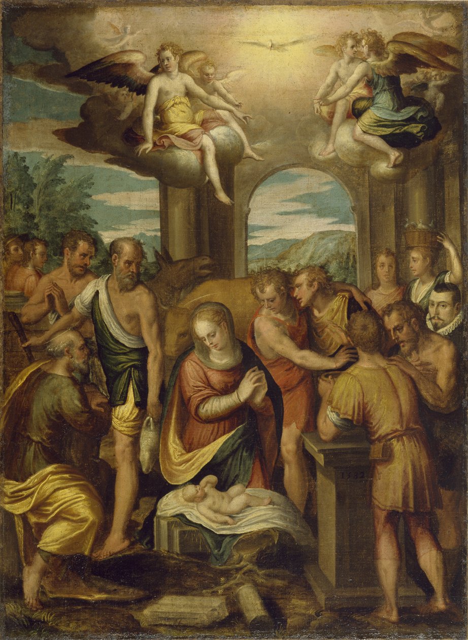 Adorazione dei Pastori, 1582 da Bernardo Castello