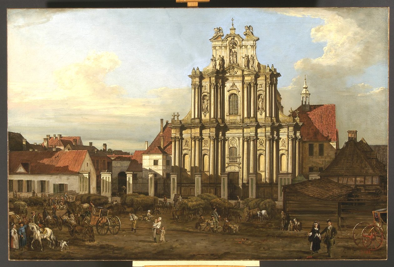 Chiesa delle Visitandine, Varsavia, Polonia da Bernardo Bellotto