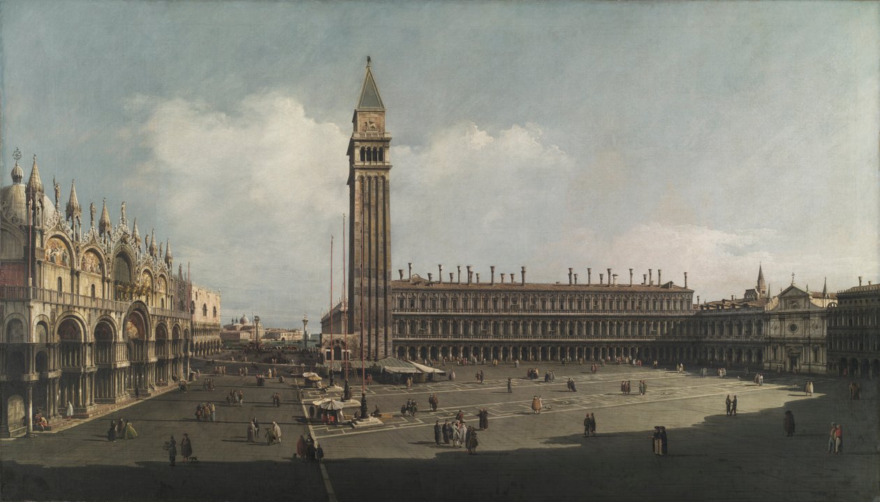 Piazza San Marco, Venezia, c. 1740 da Bernardo Bellotto