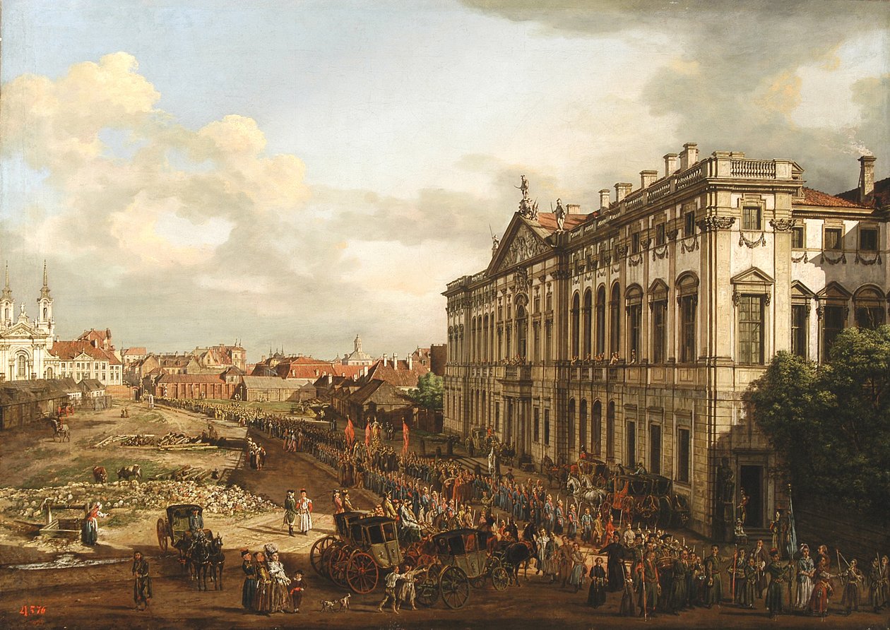 Palazzo del Commonwealth (Palazzo Krasiski) da Bernardo Bellotto