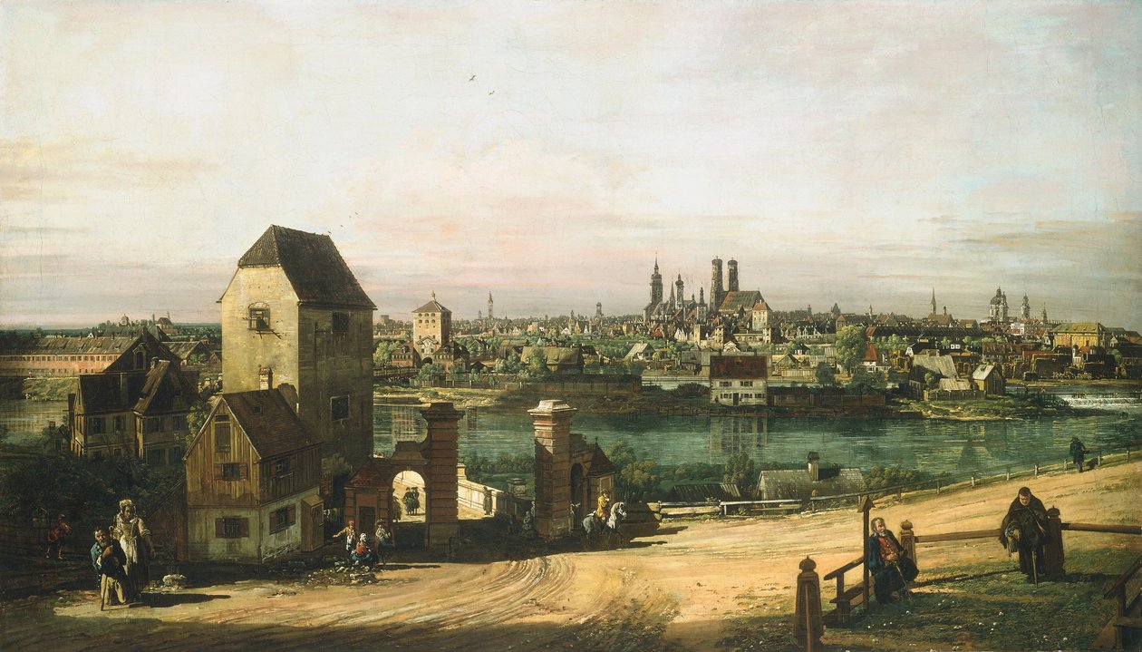 Veduta di Monaco, c. 1761 da Bernardo Bellotto