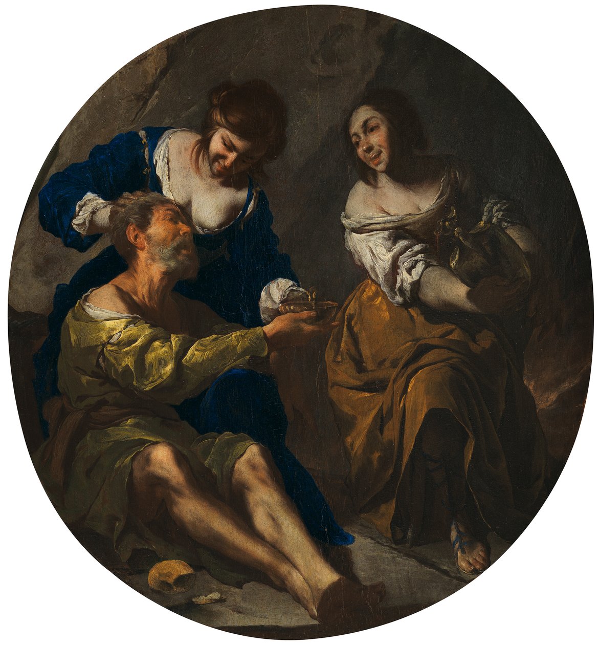 Lot e le sue figlie da Bernardo Cavallino