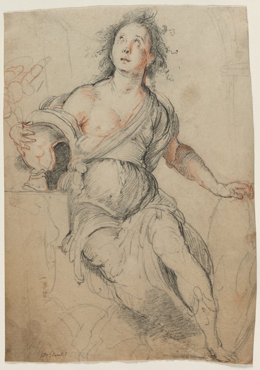 Figura allegorica, c. 1635 da Bernardo Strozzi