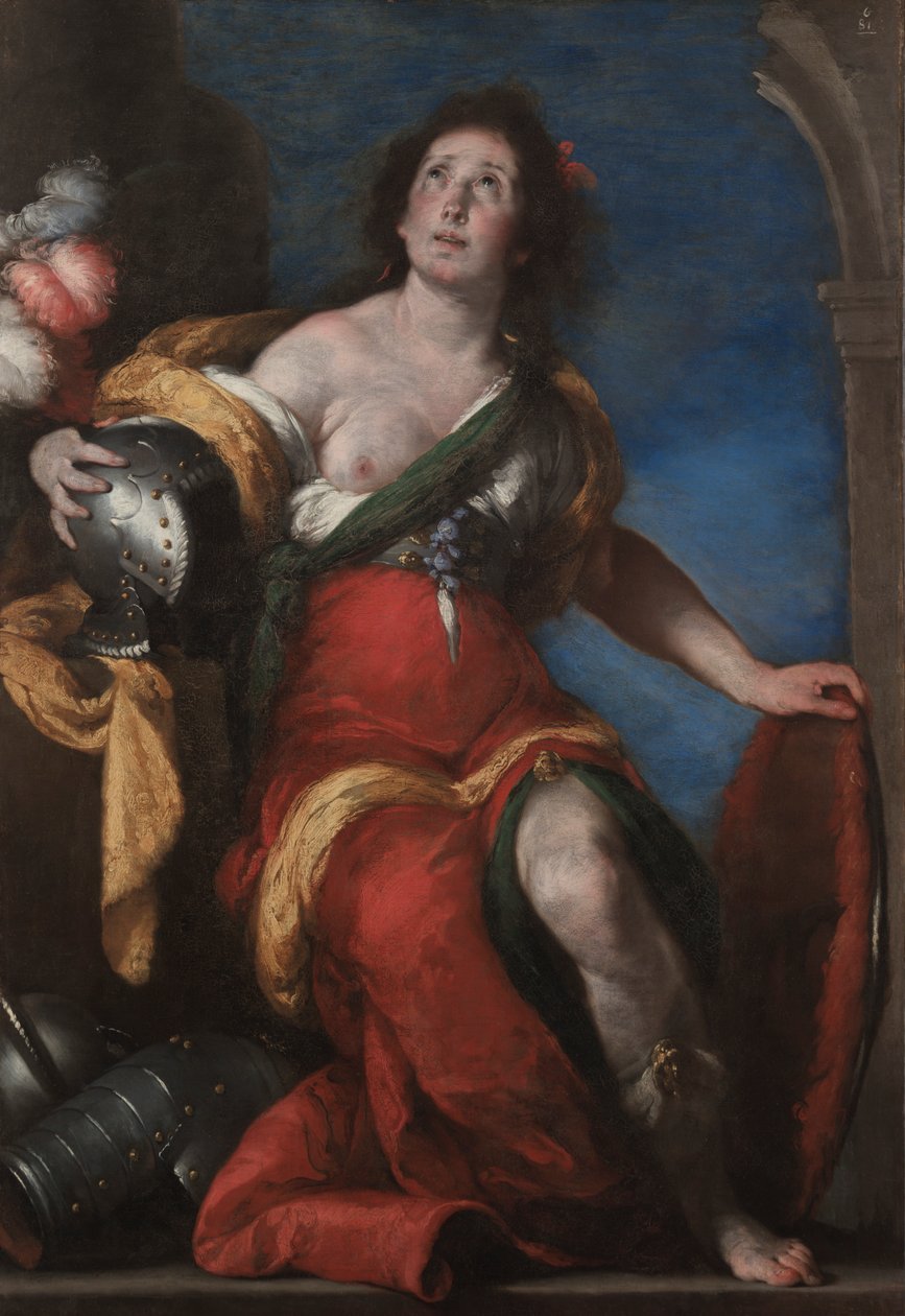 Figura allegorica, c1636 da Bernardo Strozzi