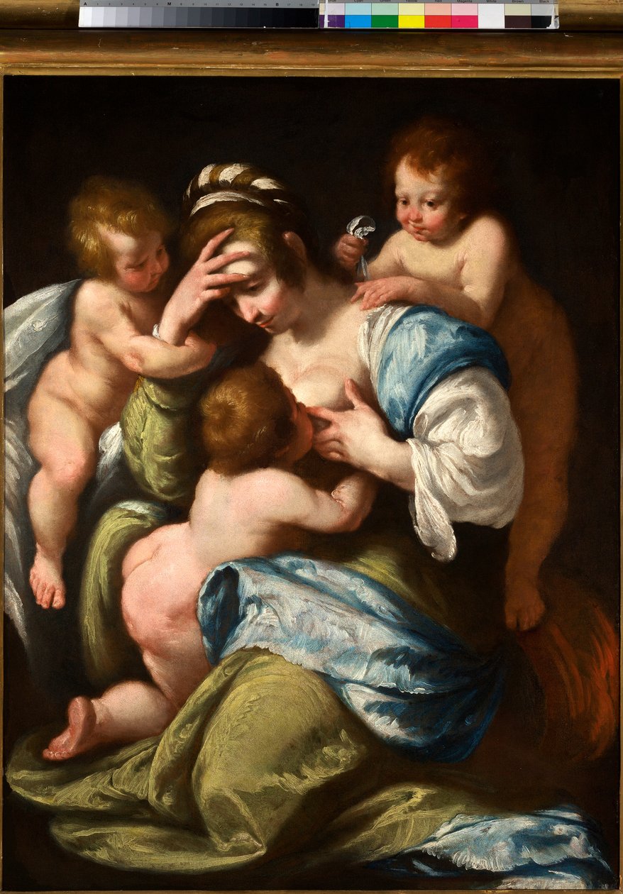 Carità cristiana, c.1610 da Bernardo Strozzi