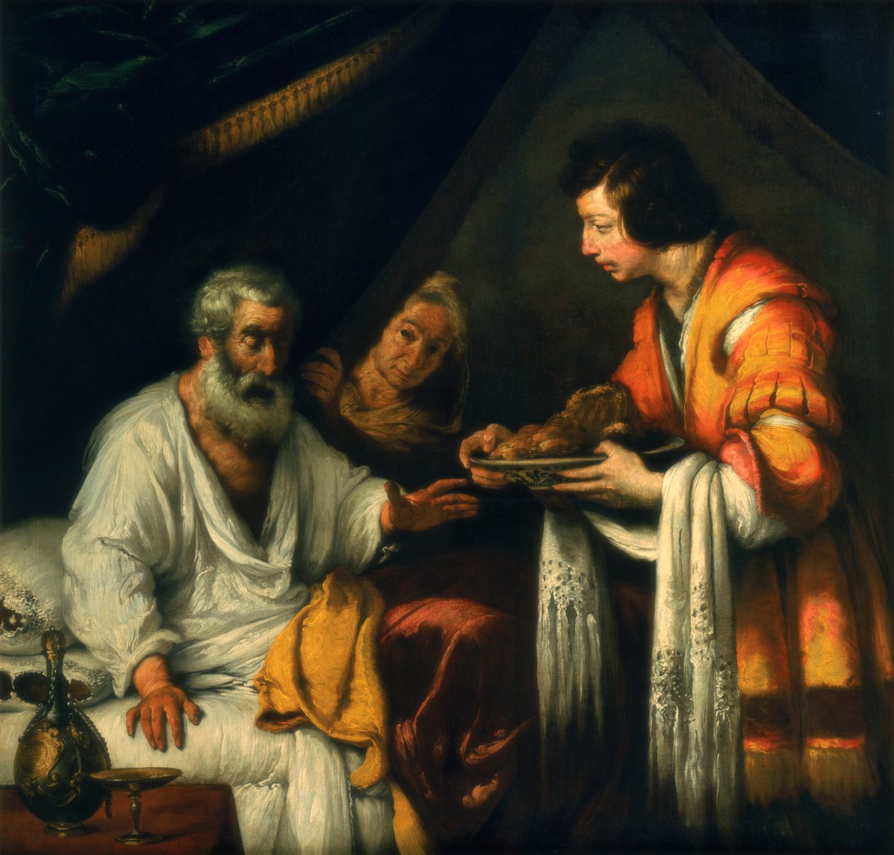 Isacco benedice Giacobbe, inizi XVII sec. da Bernardo Strozzi