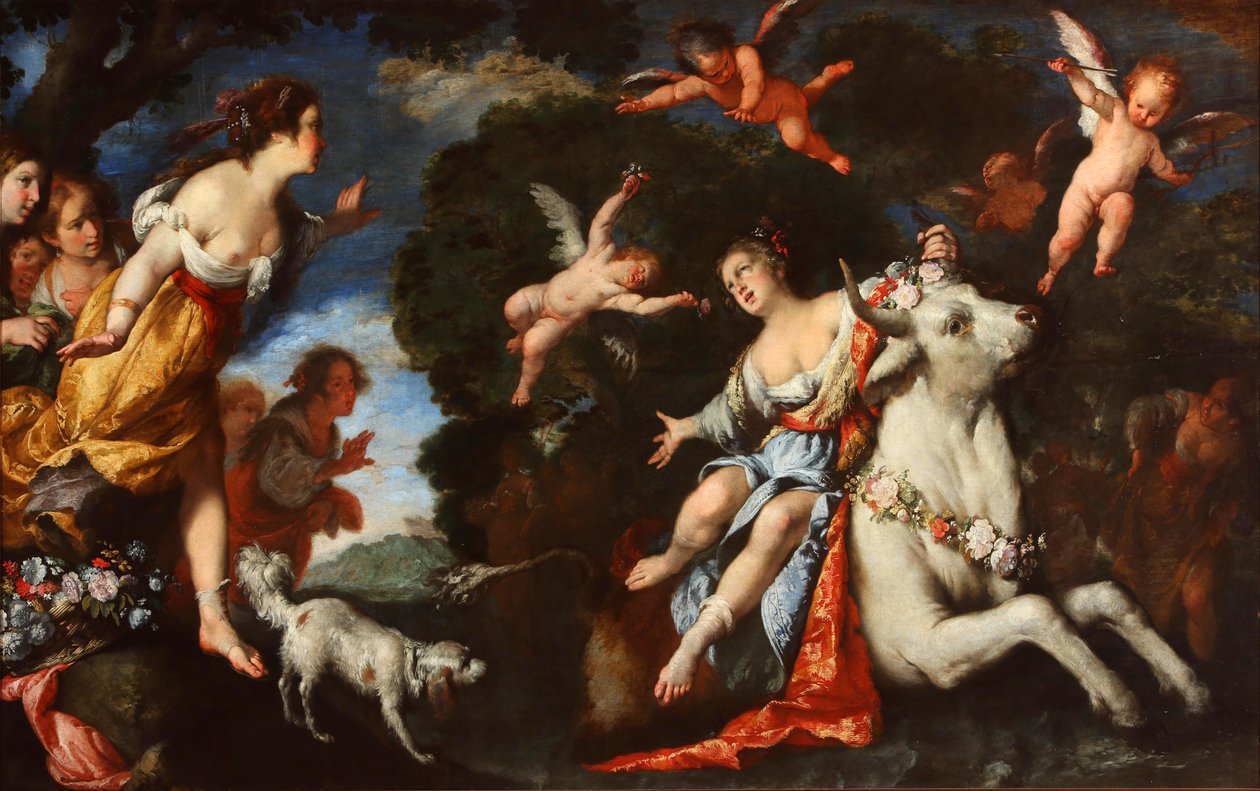 Il rapimento di Europa da Bernardo Strozzi