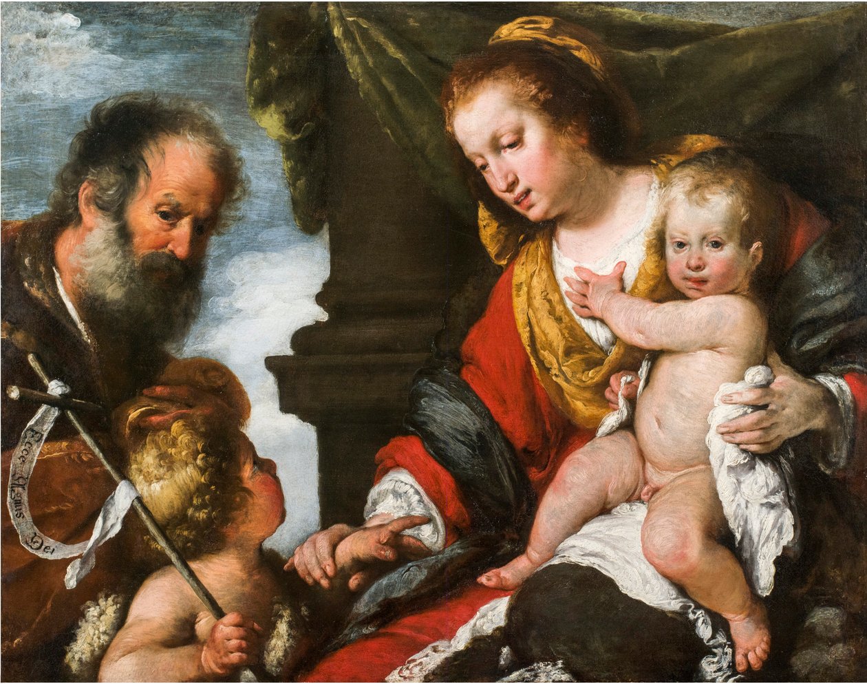 La Sacra Famiglia da Bernardo Strozzi