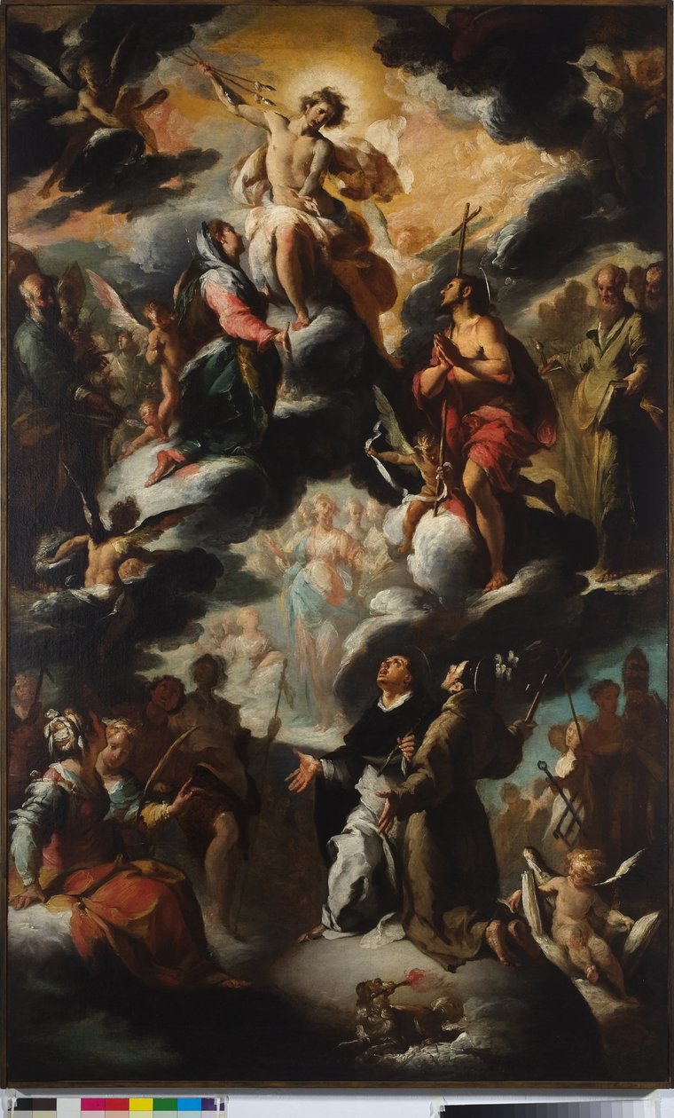 La visione di San Domenico (Paradiso) da Bernardo Strozzi