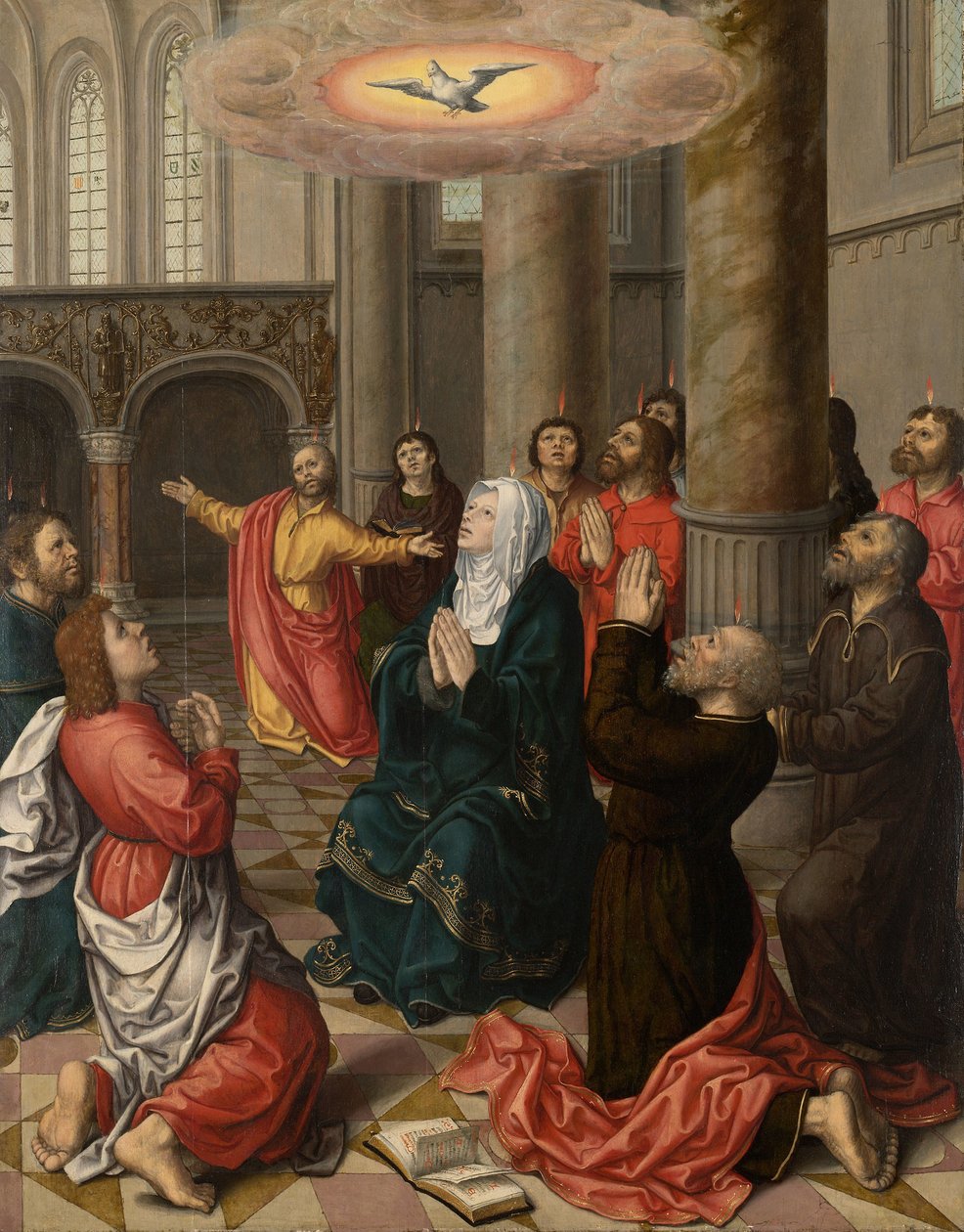 Pentecoste da Bernart van (follower of) Orley