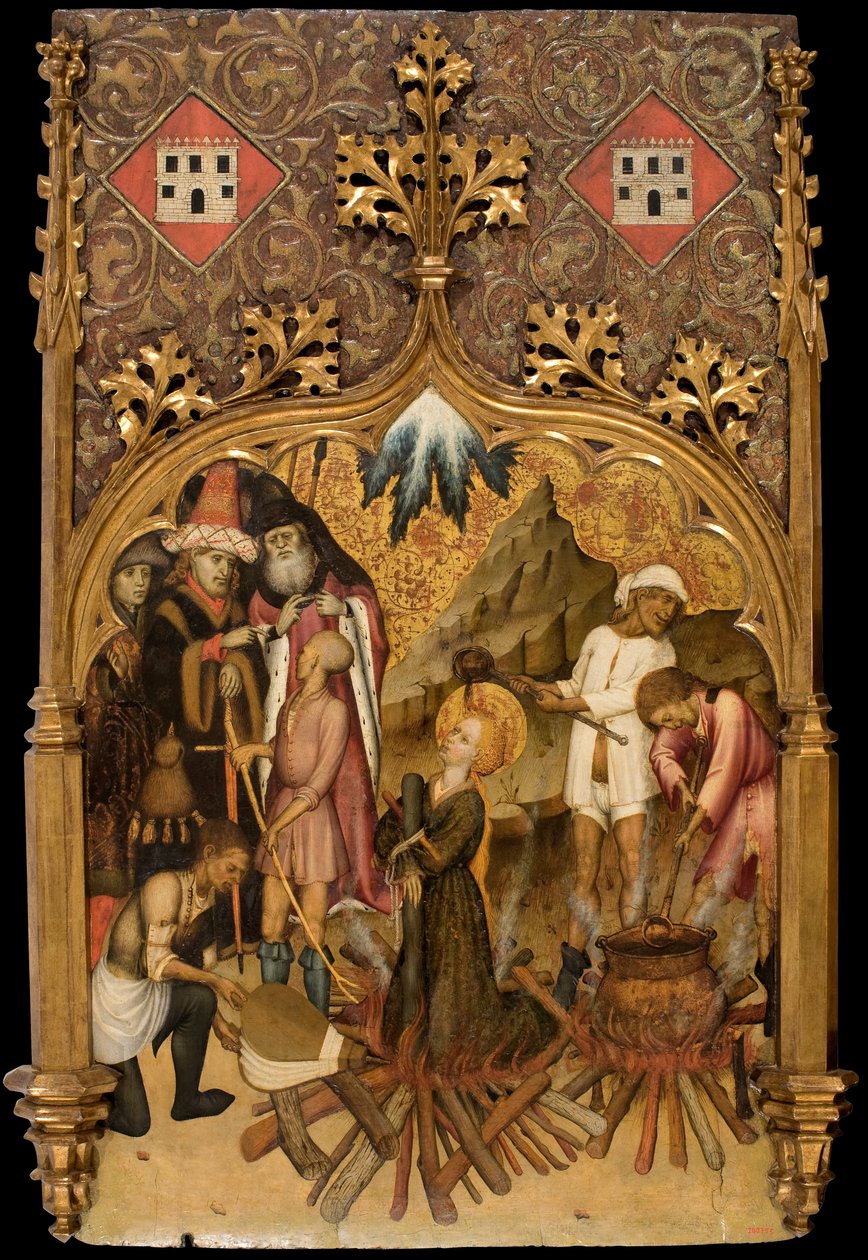 Martirio di Santa Lucia da Bernat Martorell