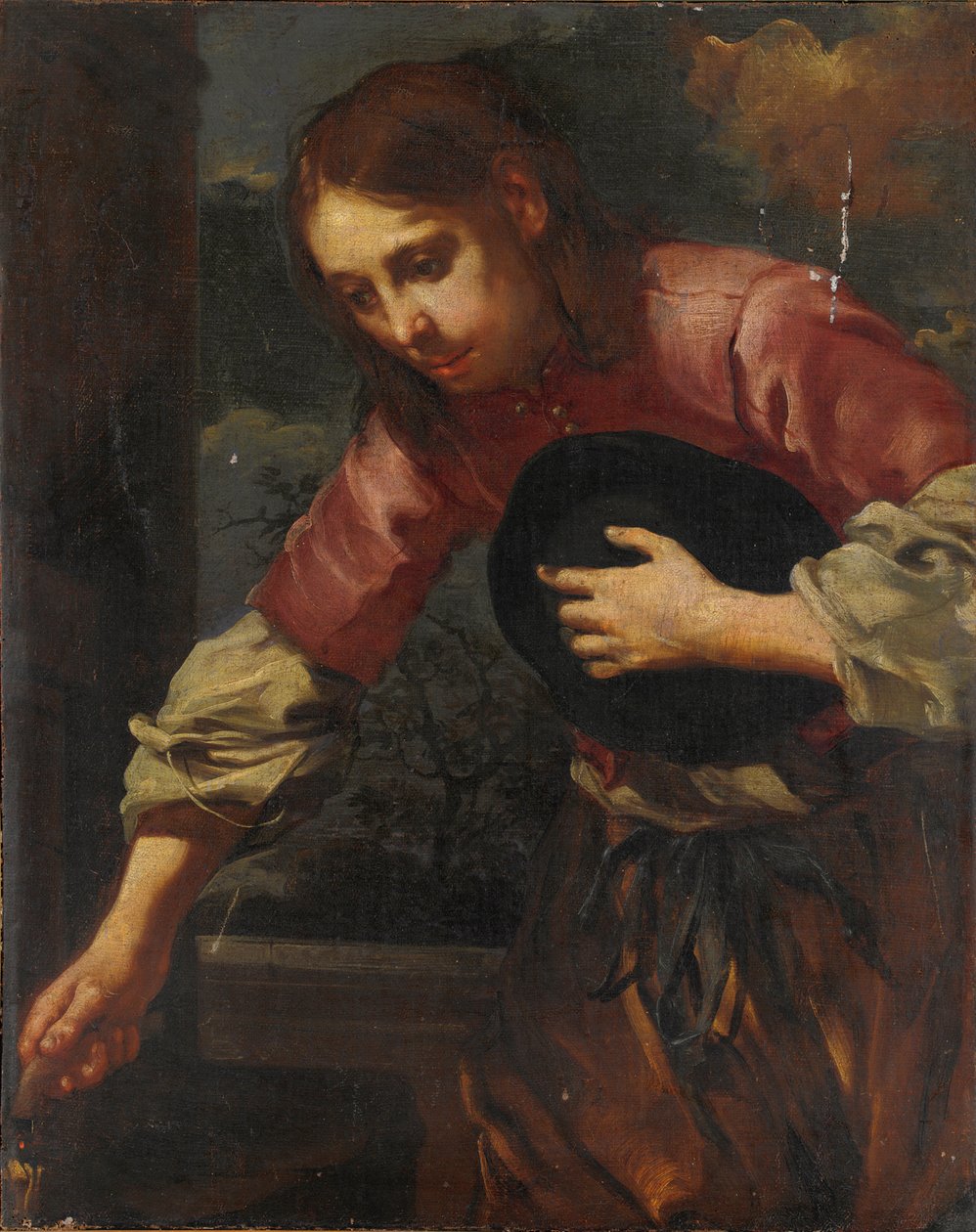 Fanciullo con berretto da Bernhard Keil