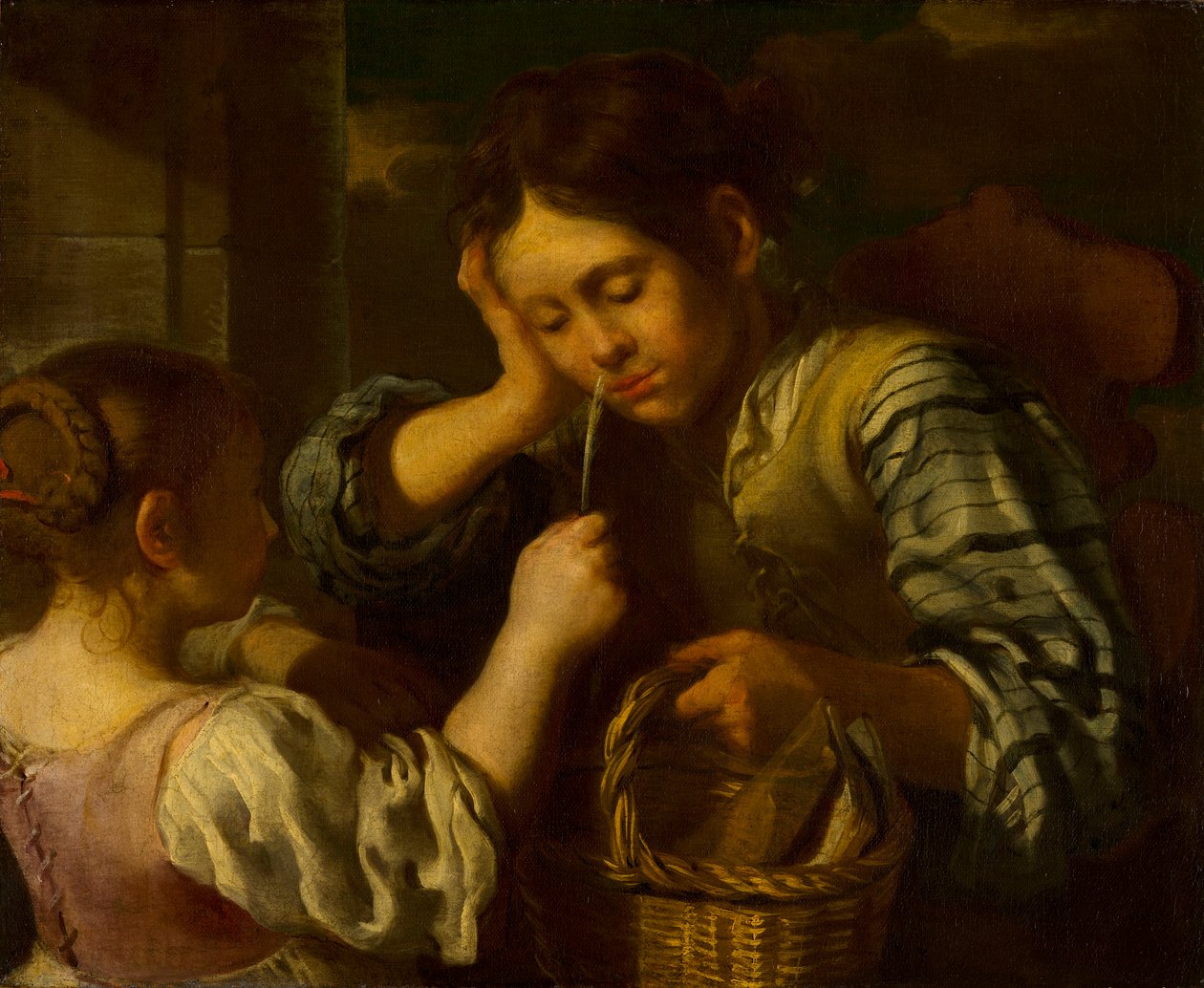 Ragazza che prende in giro un ragazzo da Bernhard Keil