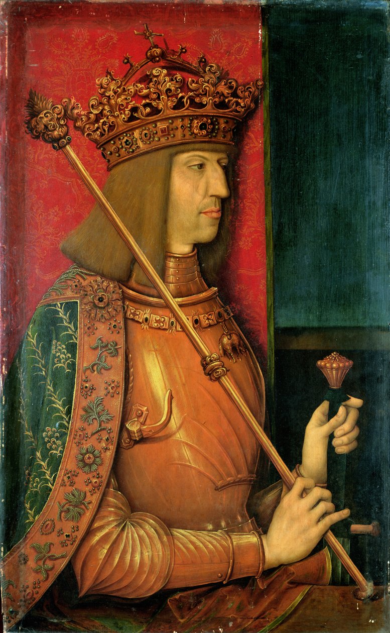 Imperatore Massimiliano I, c.1500 da Bernhard Strigel