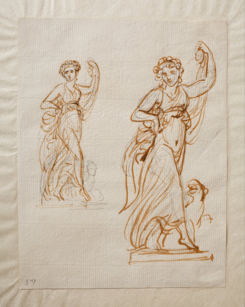 Ragazza danzante (Arianna) con una pantera da Bertel Thorvaldsen