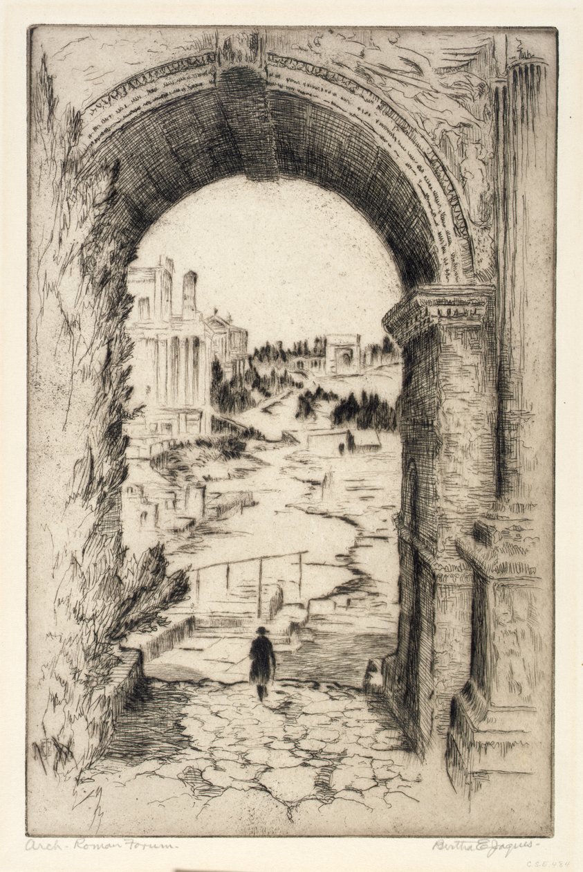 Arco, Foro Romano da Bertha E. Jaques