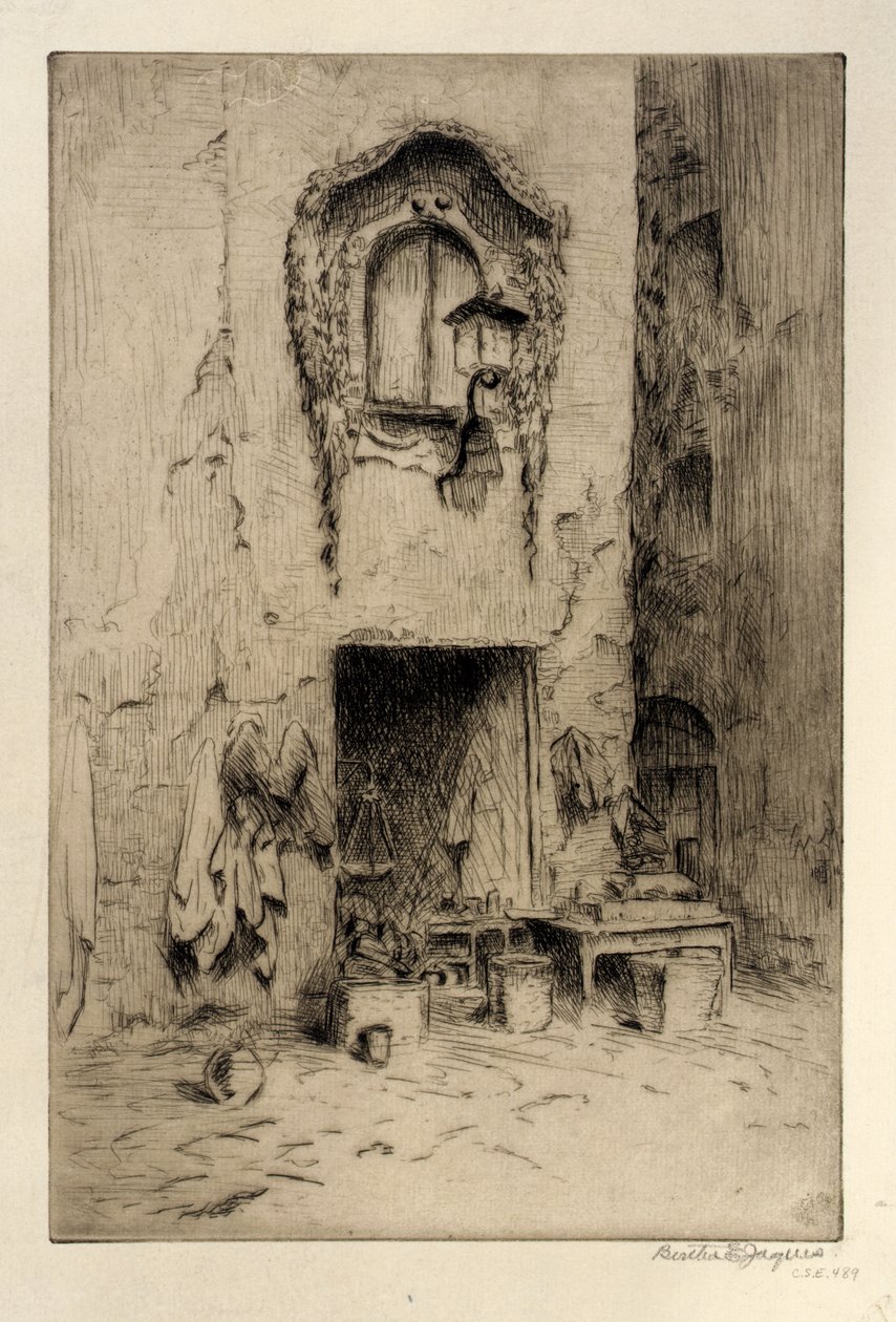 Bottega dello straccivendolo, Firenze da Bertha E. Jaques