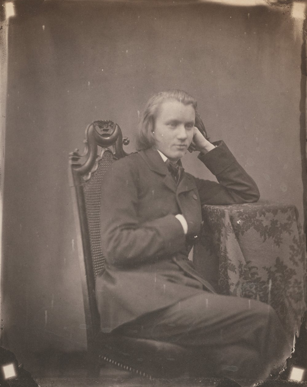 Johannes Brahms, Lipsia, 1853 (foto) da Bertha Wehnert Beckmann