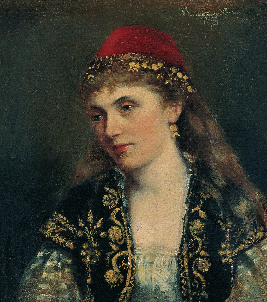 Ritratto di una donna da Bertha von Bayer