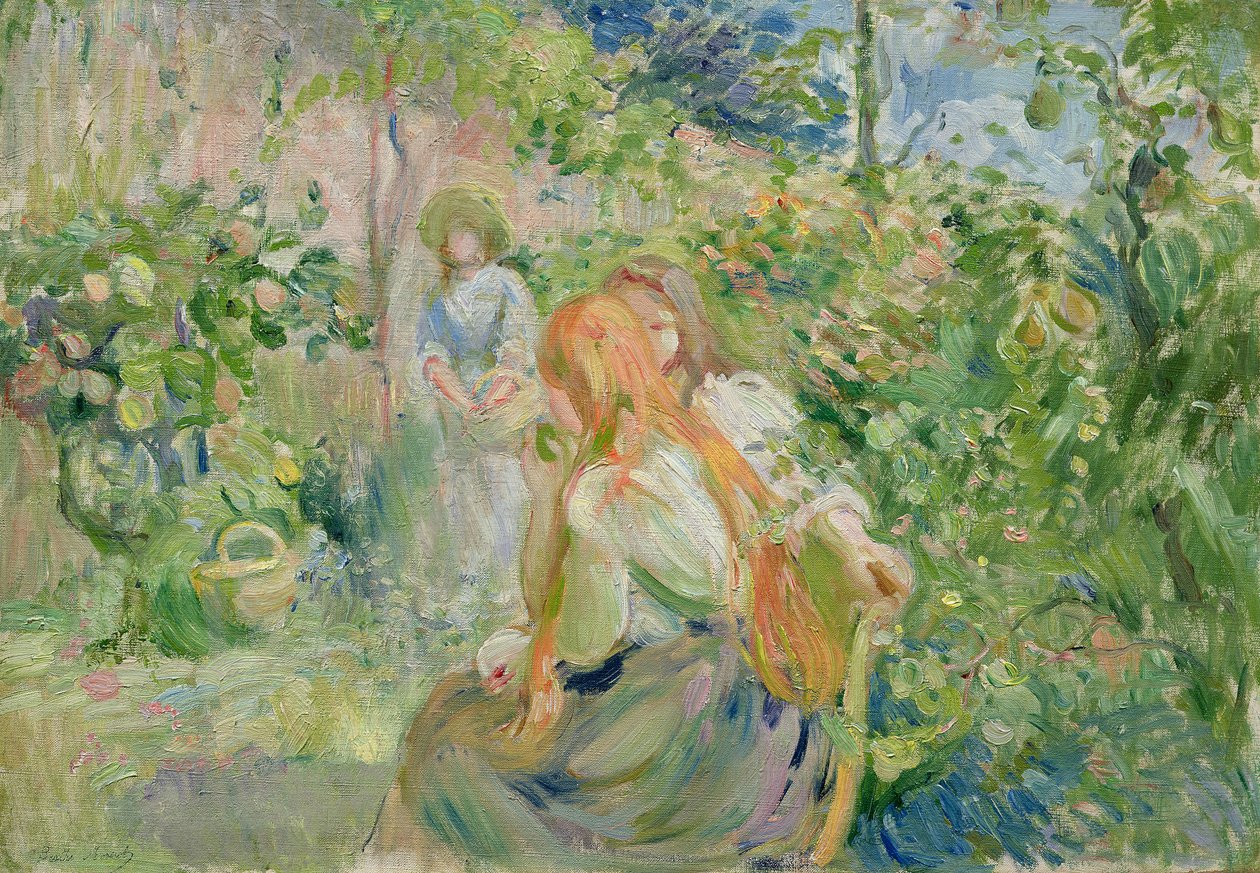Nel Giardino a Roche-Plate, 1894 da Berthe Morisot