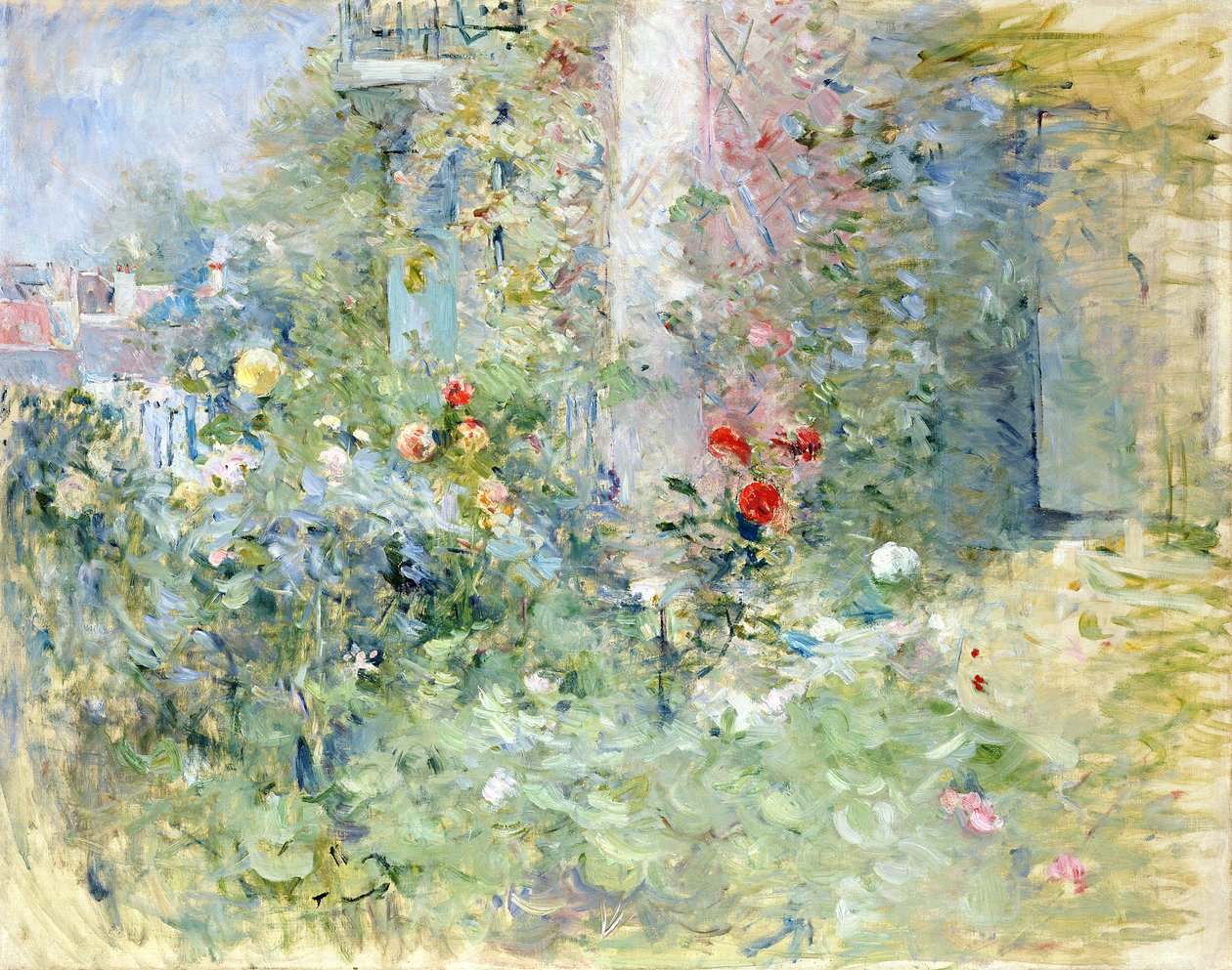 Il giardino a Bougival da Berthe Morisot