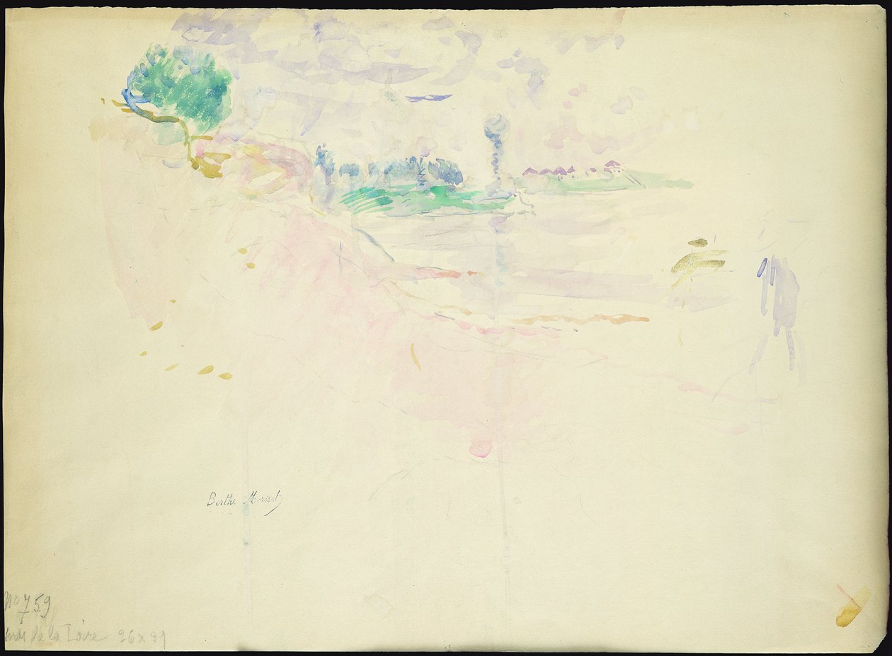 Le rive della Loira, 1887 da Berthe Morisot