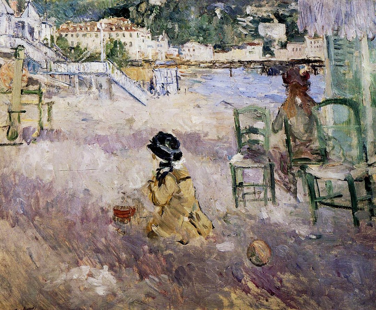La spiaggia di Nizza, 1882 da Berthe Morisot