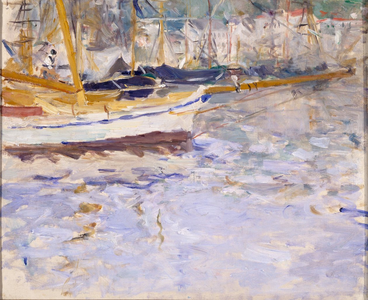 Il porto di Nizza da Berthe Morisot