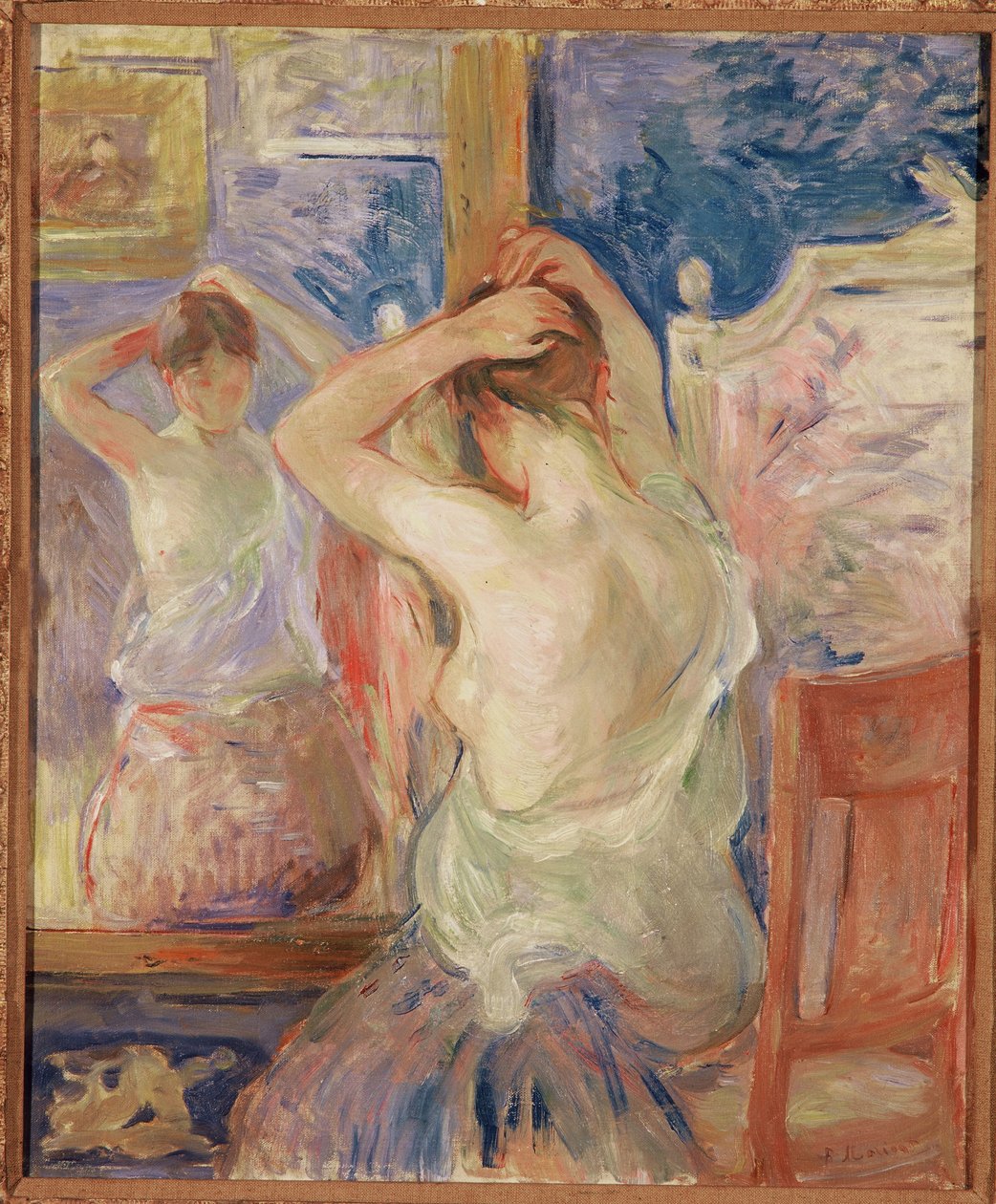 Davanti alla psiche, 1890 da Berthe Morisot