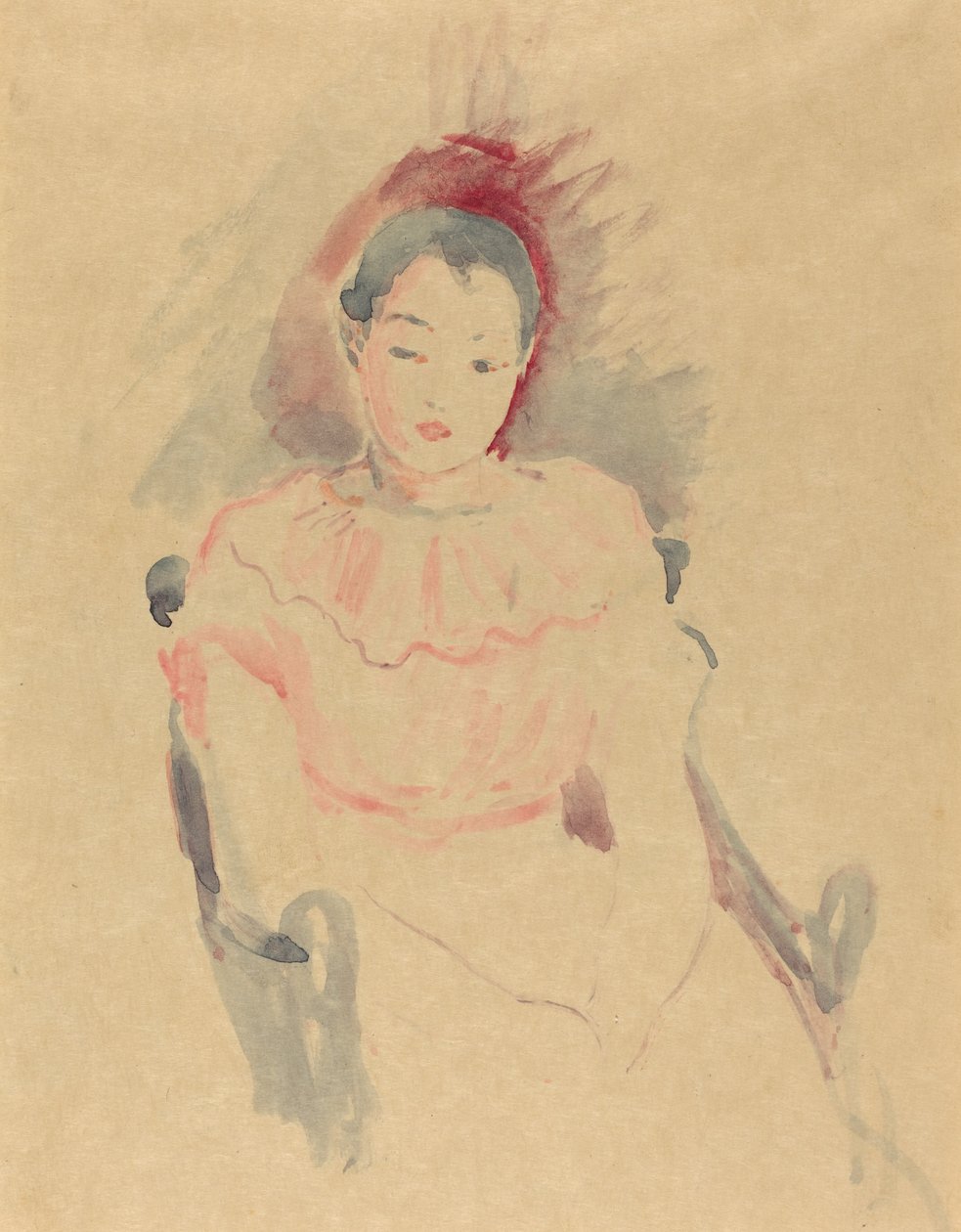 Ragazza Seduta, 1894 da Berthe Morisot