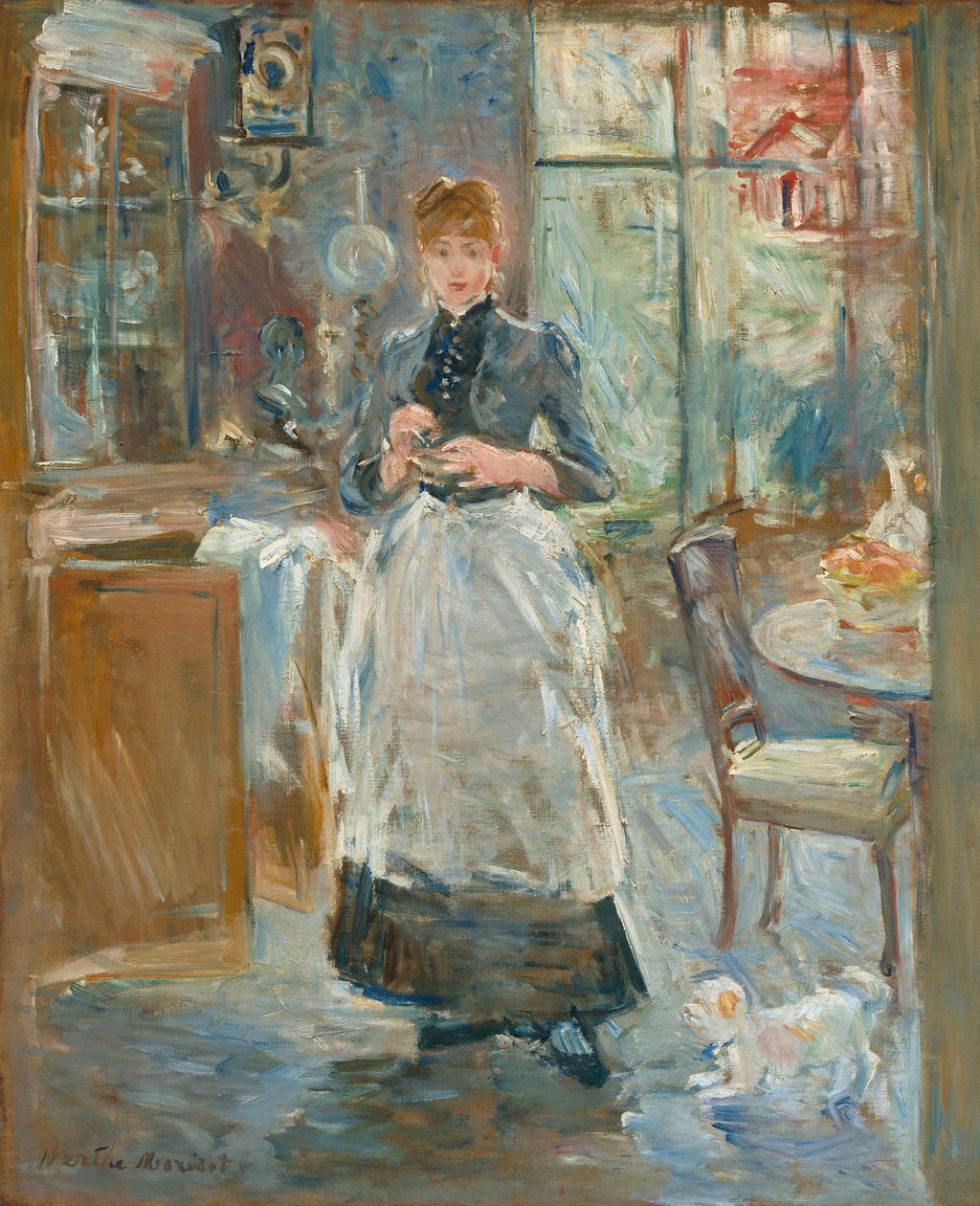 Nella sala da pranzo, 1886 da Berthe Morisot