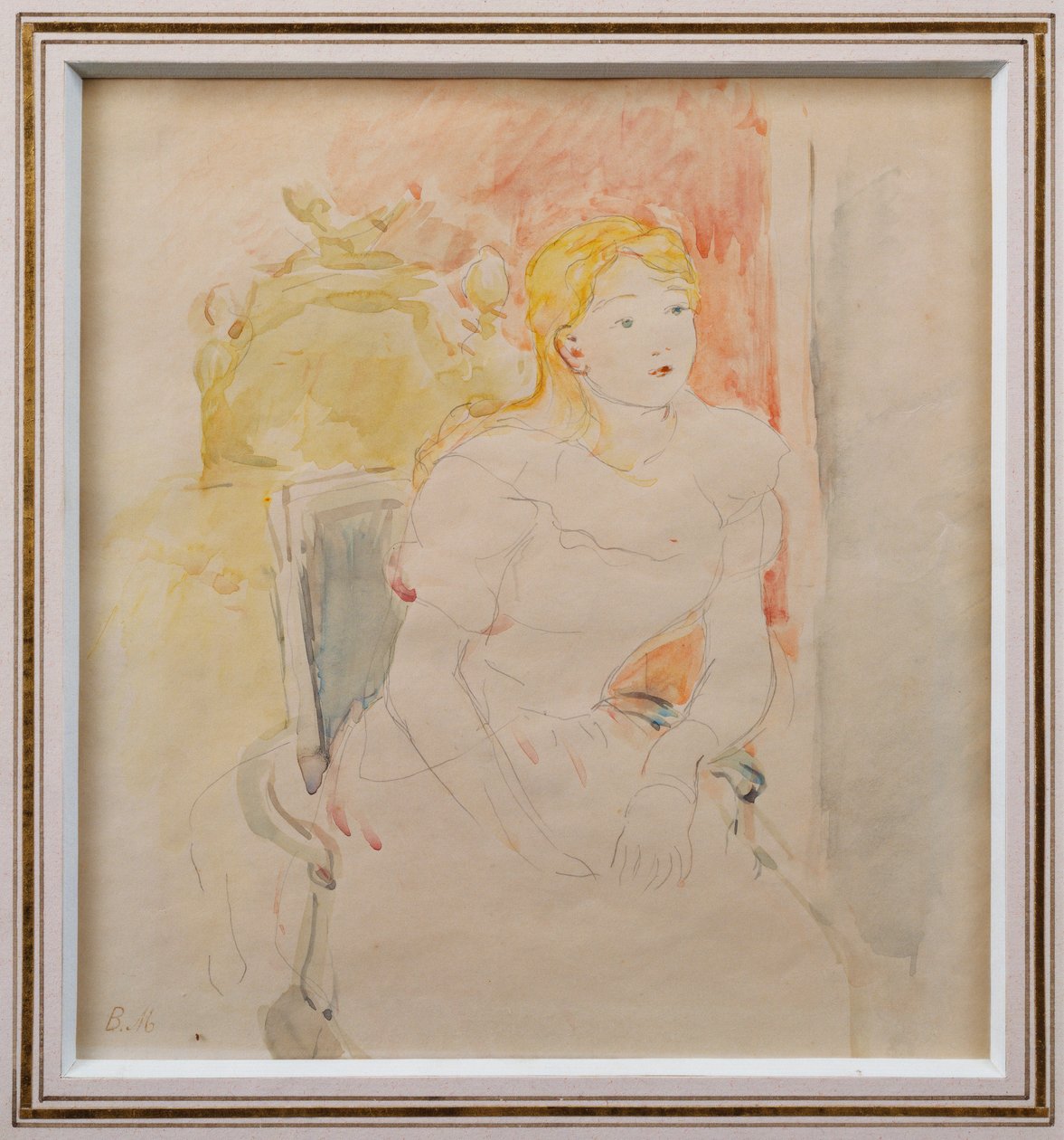 Julie seduta da Berthe Morisot
