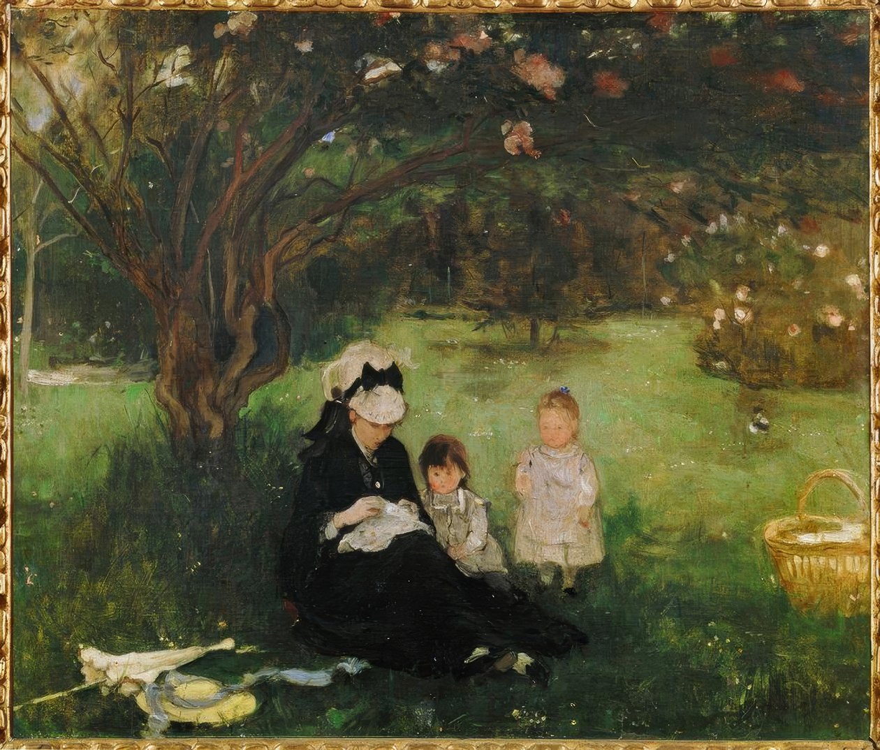Lillà a Maurecourt da Berthe Morisot