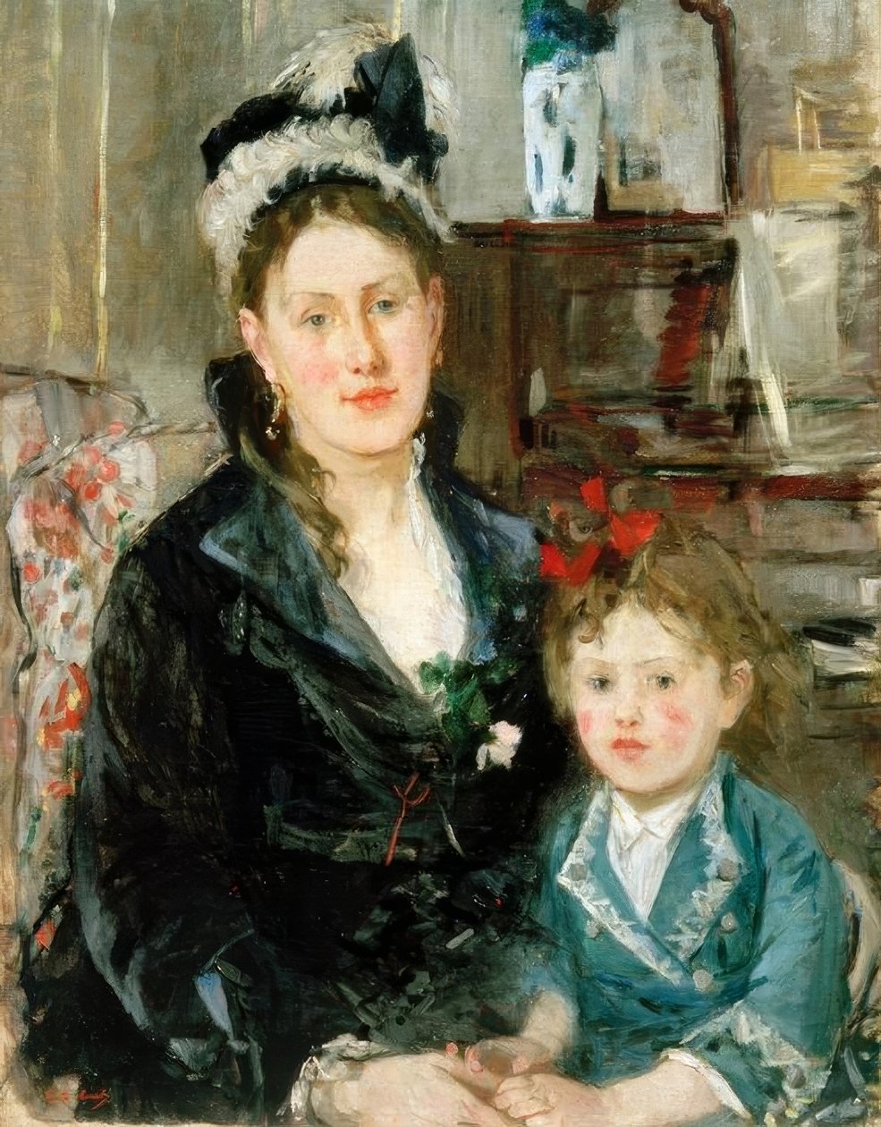 Mme. Boursier e sua figlia da Berthe Morisot