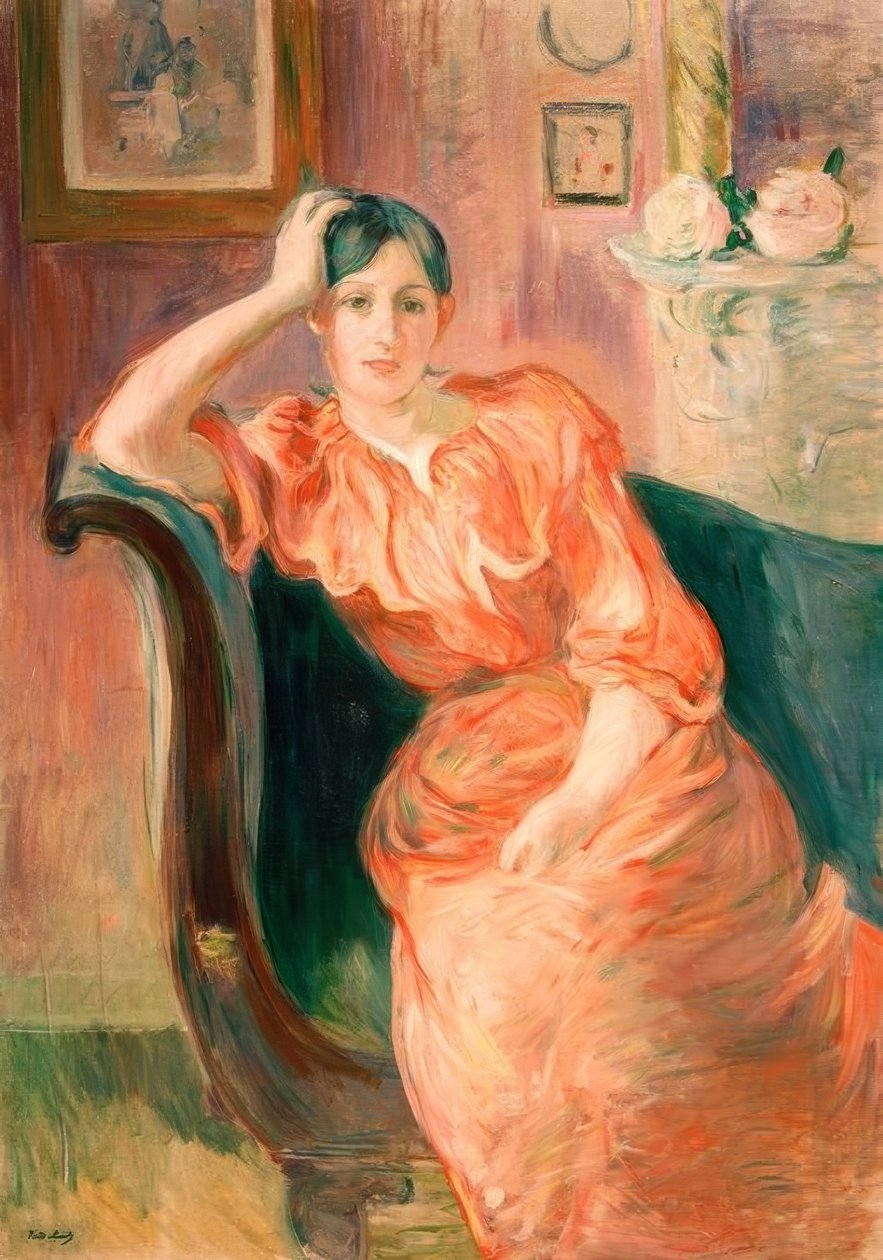 Balia e bambino da Berthe Morisot