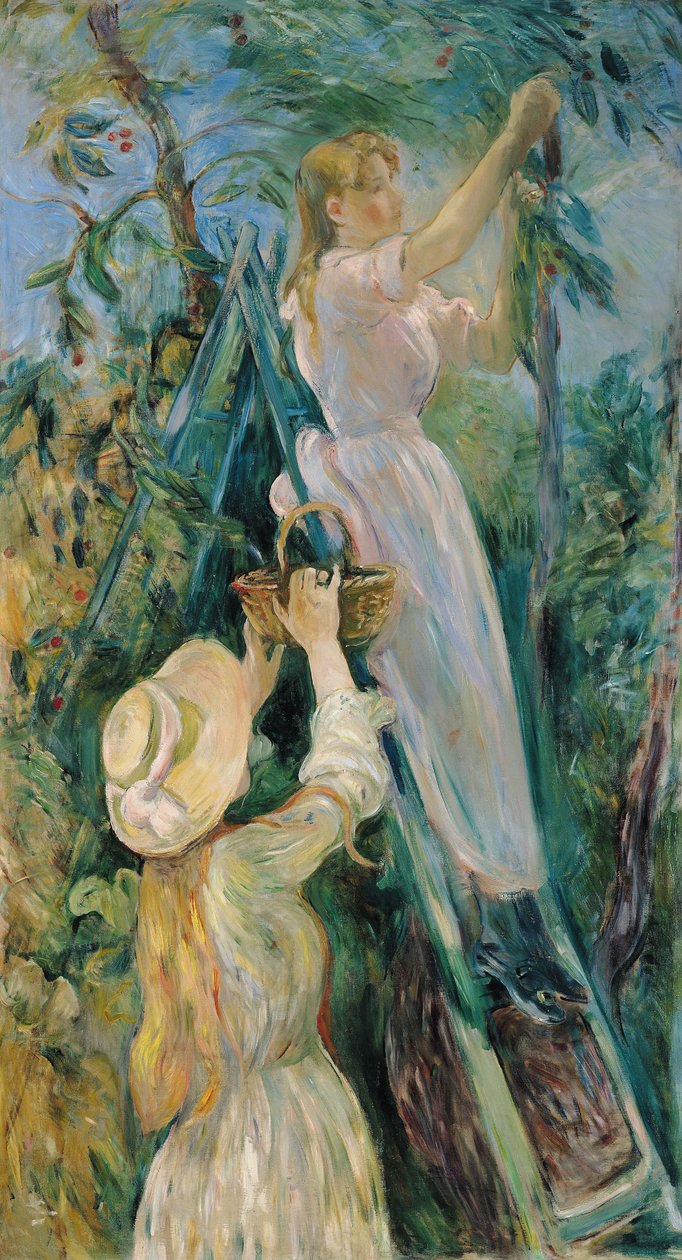 I raccoglitori di ciliegie, 1891 da Berthe Morisot