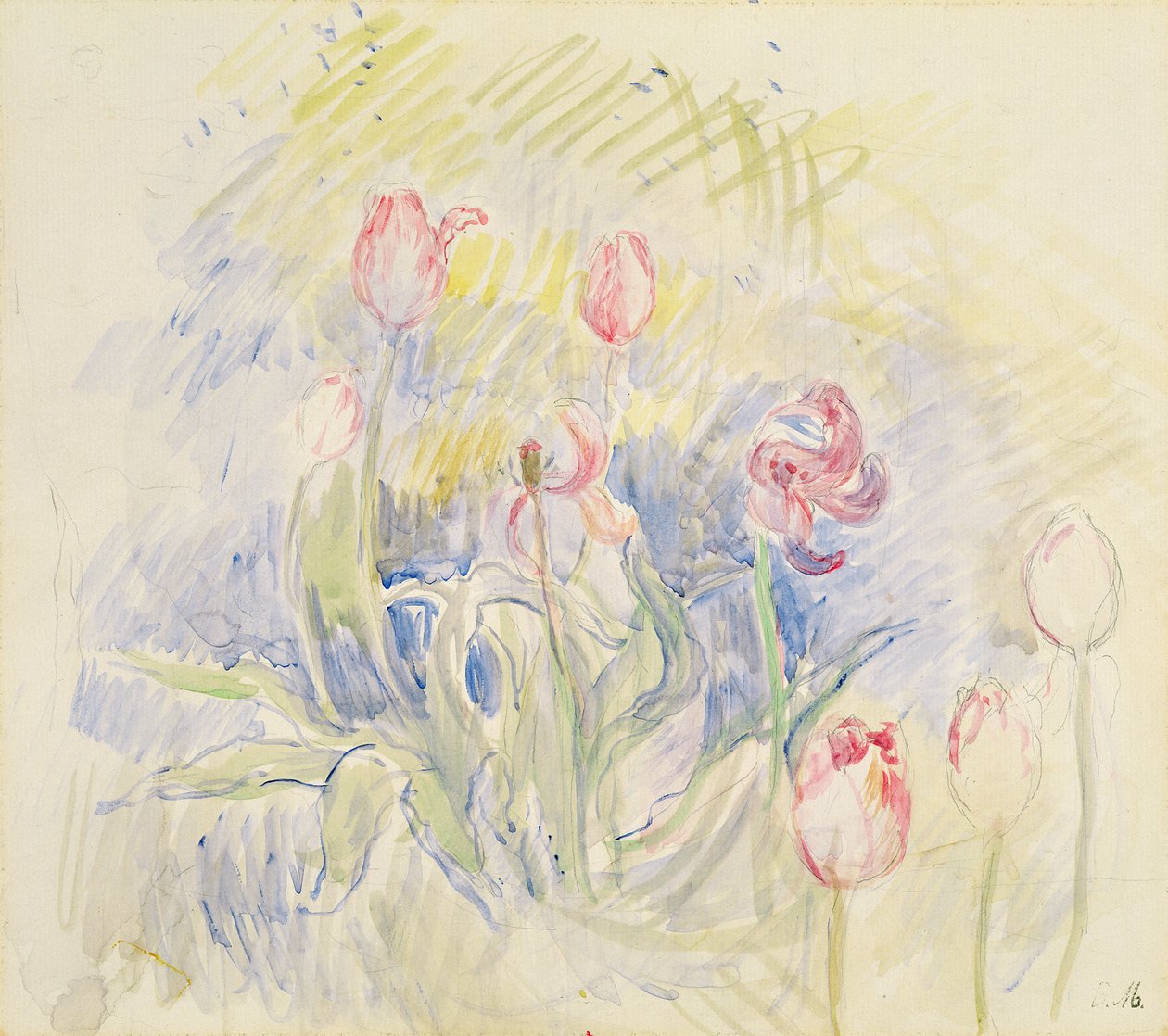 Tulipani, 1890 da Berthe Morisot