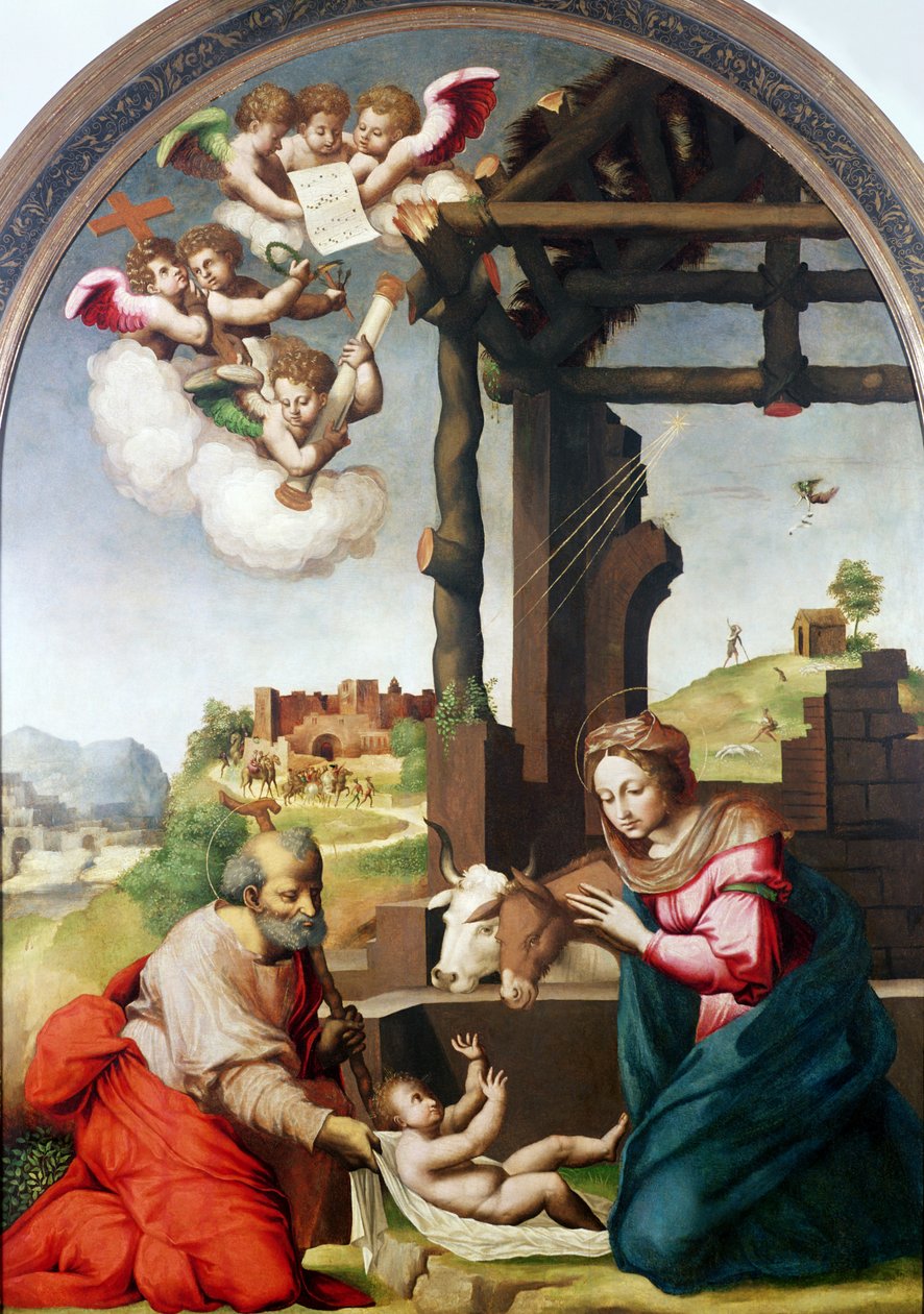 Adorazione del Santo Bambino da Biagio Pupini