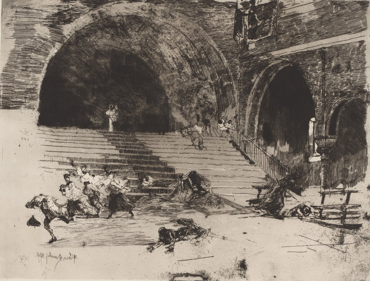 Un Miracolo, 1874 da Bianchi Mose