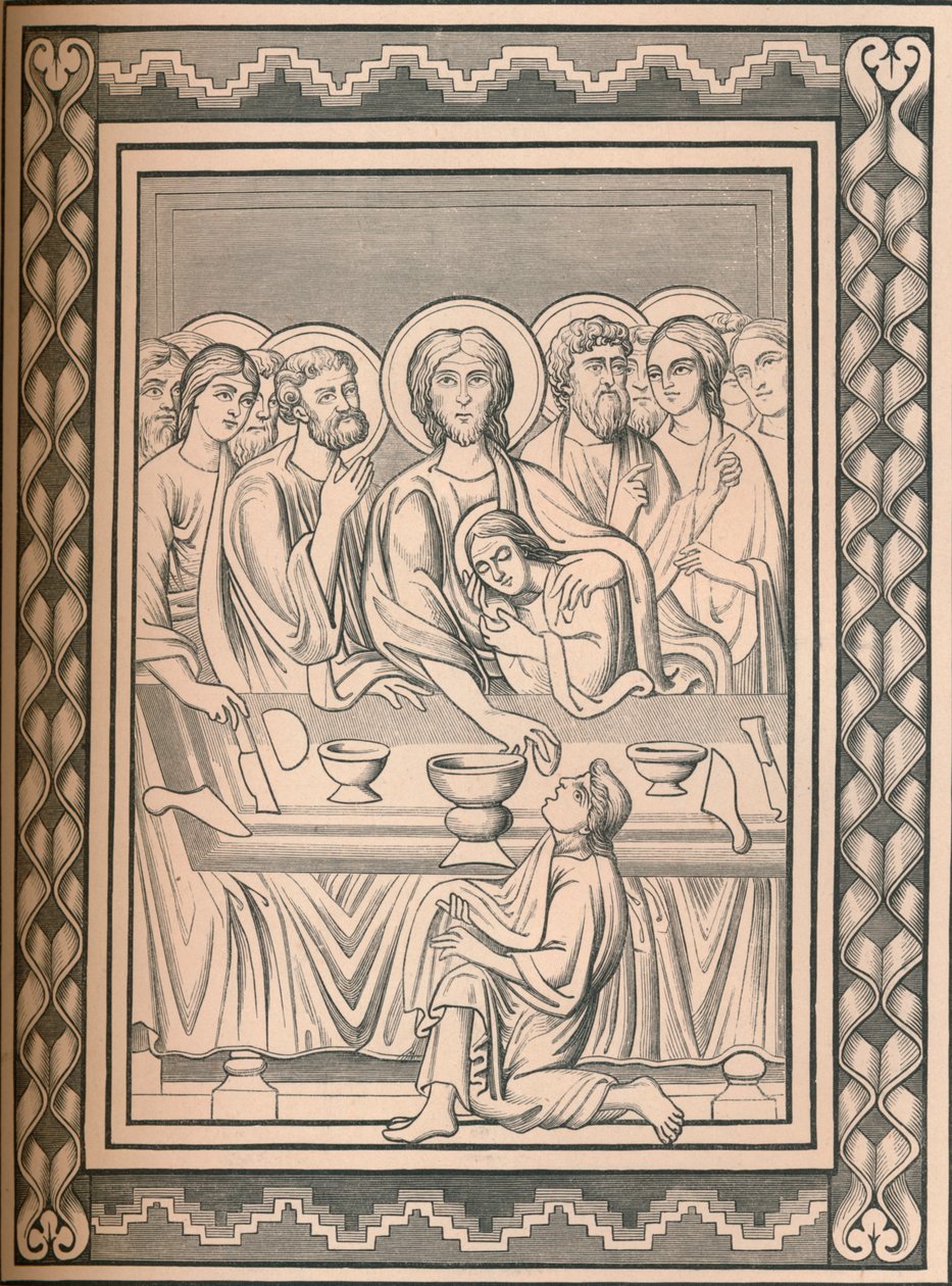 Cristo e santi, XII secolo, 1849 da Bisson and Cottard