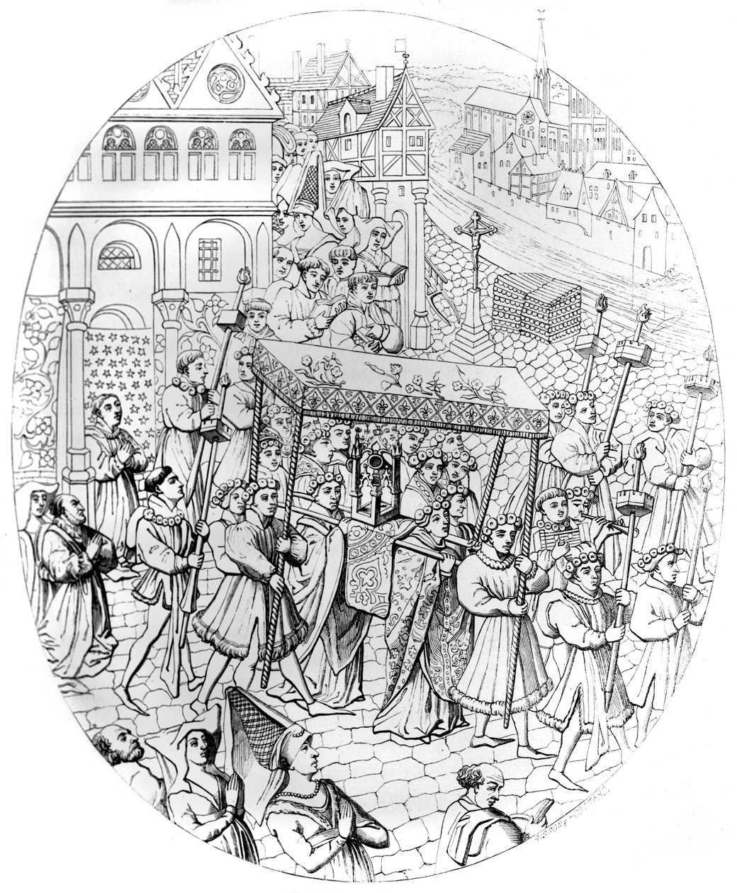 Processione religiosa da Bisson and Cottard